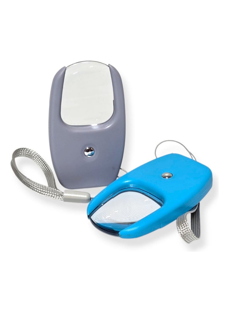 عدسة مكبرة محمولة صغيرة الحجم مزودة بإضاءة LED عالية السطوع، أداة تكبير يدوية للقراءة والفحص الدقيق والعمليات المهنية DK - Image 5