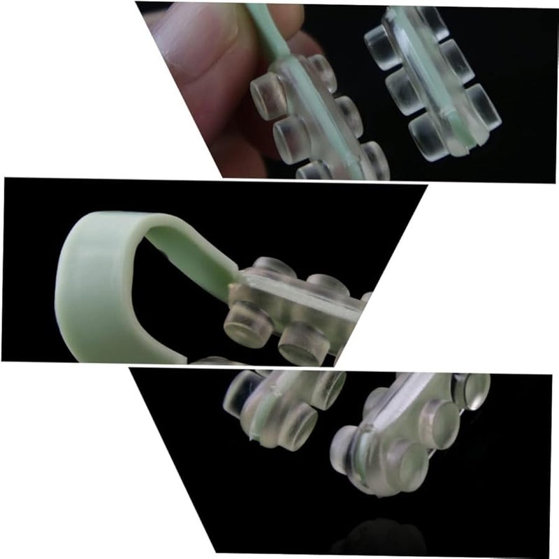 دعامة الأنف من النوع U للنوم الليلي، مشابك أنف مريحة باللون الأخضر للنساء - Image 5