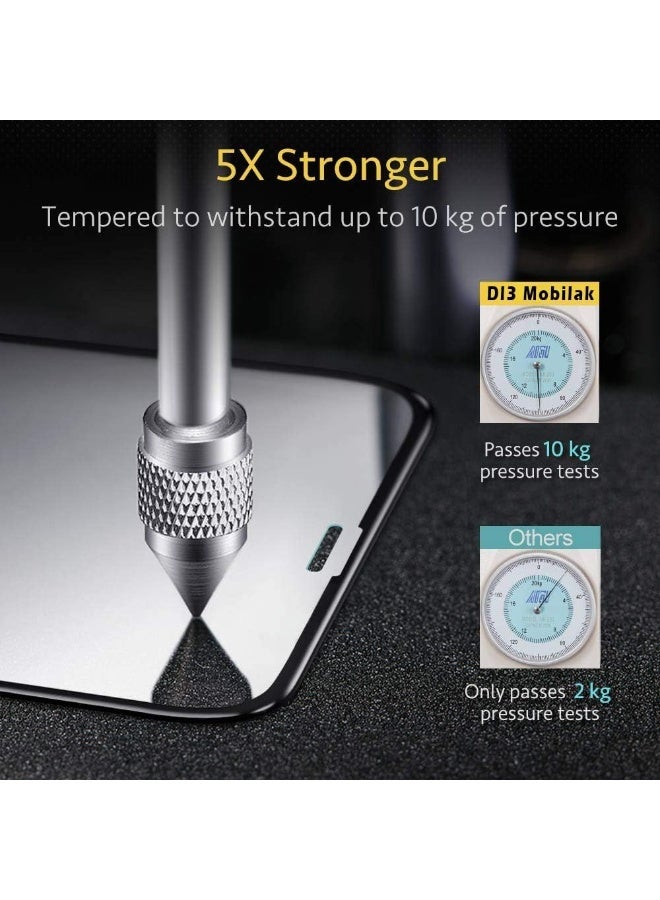 واقي شاشة من الزجاج المقسى لهاتف iPhone 11 / iPhone XR (مقاس 6.1 بوصة)، زجاج مقسى بصلابة 9H ومقاوم للخدش، متوافق مع الأغطية الواقية (Case-Friendly). - Image 3
