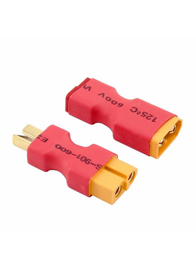 OliRC 4pcs No Wires Connector: XT60 XT-60 to T-Plug Deans Style Male Female Connector Adapter(C17-4) - Image 3