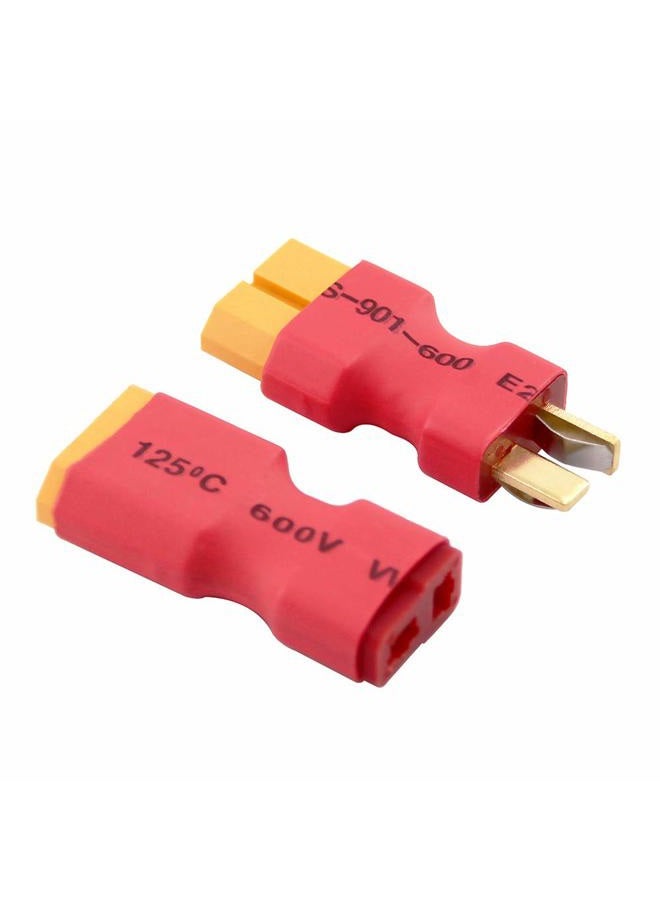 OliRC 4pcs No Wires Connector: XT60 XT-60 to T-Plug Deans Style Male Female Connector Adapter(C17-4) - Image 5