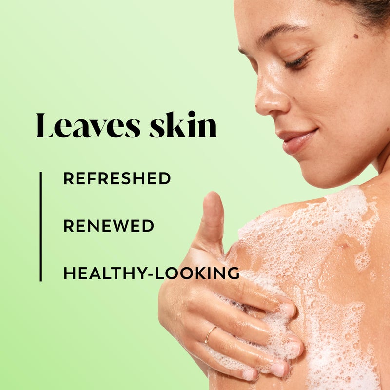 Olay Body Wash for Women, Fresh Radiance, Refreshing & Renewing, Made with Plant Based Cleansers, B3 Botanical Complex, For All Skin Types, Cucumber & Aloe Water Scent, 22 fl oz (Pack of 4) - Image 2