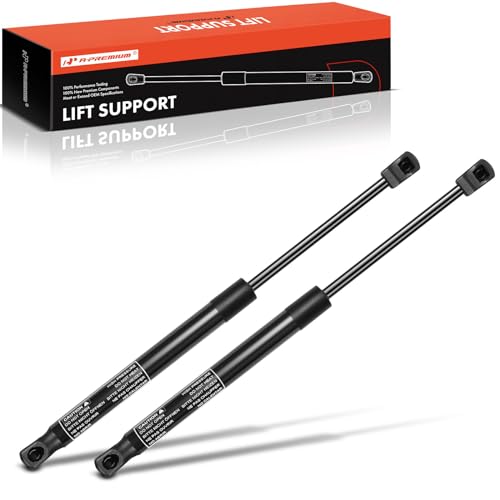 A-Premium دعامات رفع غطاء المحرك الأمامي A-Premium متوافقة مع بعض طرازات نيسان - ماكسيما 2016 2017 2018 2019 2021 2022 سيدان - استبدال# 654704RA0A (مجموعة 2 قطعة) - Image 1