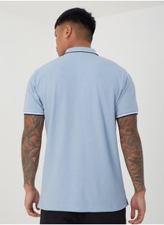 BRAVE SOUL Contrast Polo Shirt  - Image 3