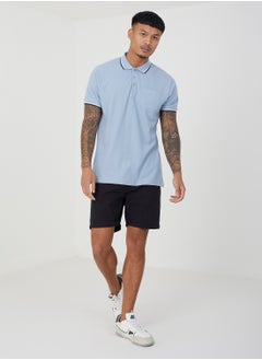 BRAVE SOUL Contrast Polo Shirt  - Image 2