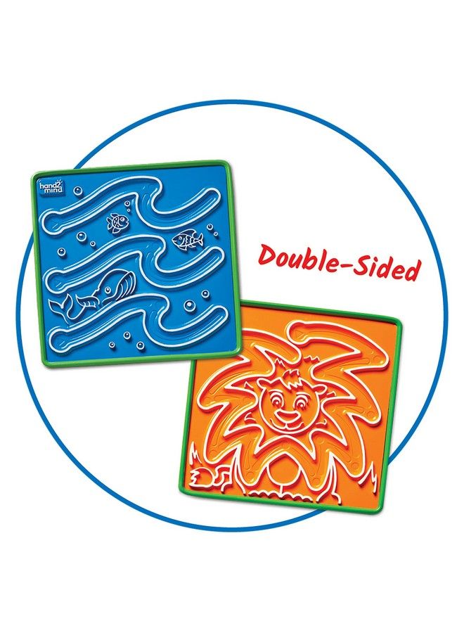 hand2mind Mindful Maze Boards Learn Breathing Patterns Mindfulness For Kids Anxiety Relief Tactile Sensory Toys Play Therapy Toys Social Emotional Learning Activities Calm Down Corner Supplies - Image 4