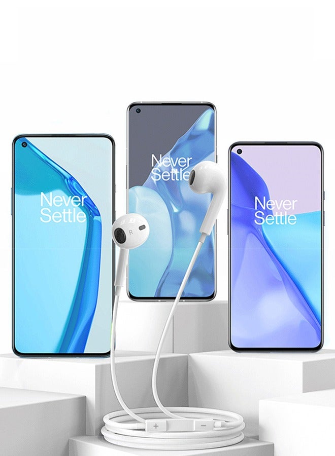 أوشن 3.5mm سماعات سلكية ، مع المدمج في الميكروفون و التحكم في حجم سماعة ، اي فون ، آي باد ، الدخن ، هواوي ، الروبوت الهاتف المحمول ، قرص كمبيوتر محمول ، أبيض - Image 5