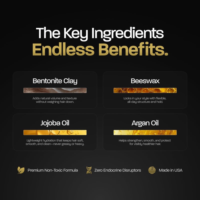 BASED Pomade for Men, Quality Hair Care with Medium Hold, Natural Shine & Fragrance, Easy to Apply & Great for All Hair Types, Hydrating and Nourishing Pomade (3 Oz Pack of 1) - Image 3