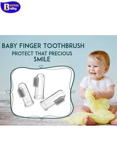 Berma Baby Baby Finger Toothbrush for Training Teething - Infant & Toddles & Lids Teeth Brush Soft Babies Toothbrushes Oral Cleaning Massager to Train Your Child Healthy Oral Habits 10/20/30/50PCS  - Image 5