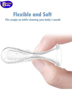 Berma Baby Baby Finger Toothbrush for Training Teething - Infant & Toddles & Lids Teeth Brush Soft Babies Toothbrushes Oral Cleaning Massager to Train Your Child Healthy Oral Habits 10/20/30/50PCS  - Image 4