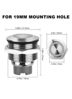 19Mm Latching Push Button Switch 19Mm Wire