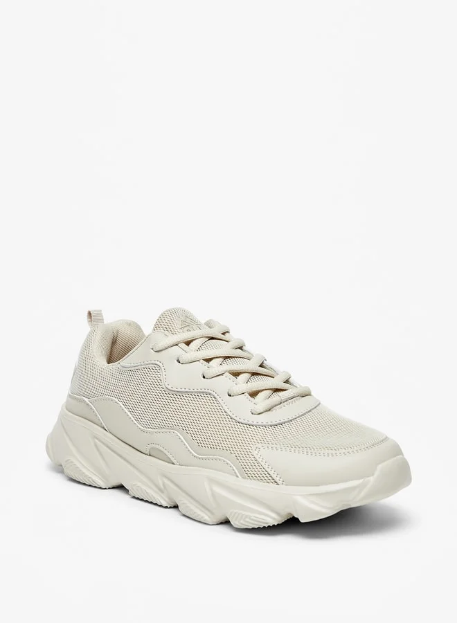 Oaklan by Shoexpress Textured Lace-Up Sports Shoes