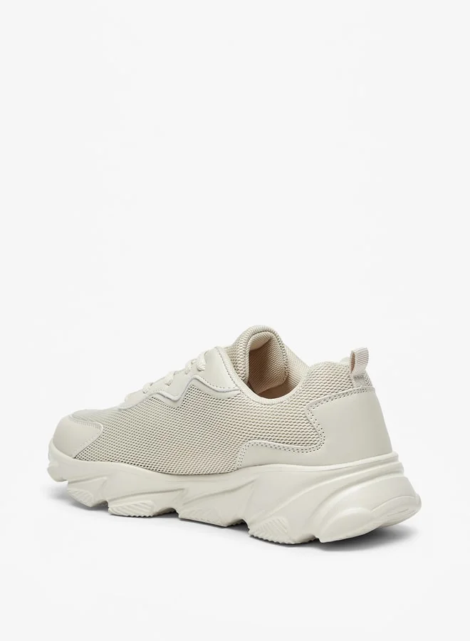 Oaklan by Shoexpress Textured Lace-Up Sports Shoes