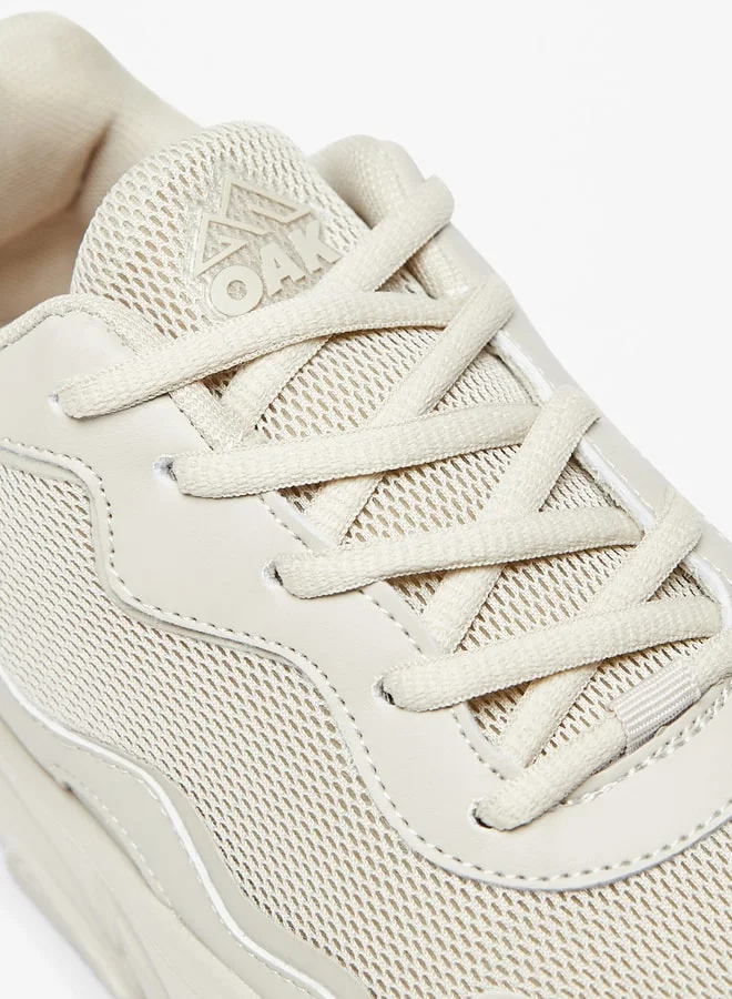 Oaklan by Shoexpress Textured Lace-Up Sports Shoes
