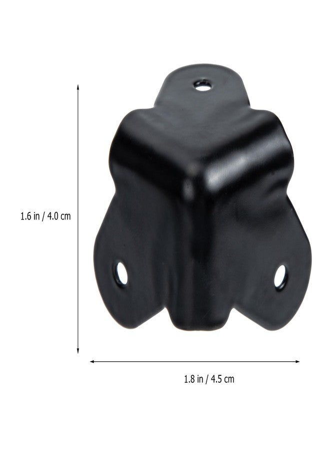 IWOWHERO Metal Speaker Corner Protectors 1.77X1.57X1.57In Practical Speaker Cabinet Corner Guards with Screws Anti-Collision Edge Protection for Furniture and DIY Stage Boxes - Image 2