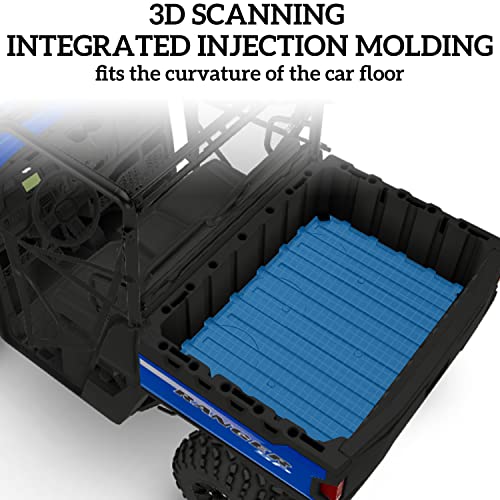 SAUTVS TPE Bed Mat Liner for Polaris Ranger SP 570 / Crew SP 570 2022+ Accessories Rear Cargo Bed Rubber Mat Slush Liner All Weather Protector - Image 4