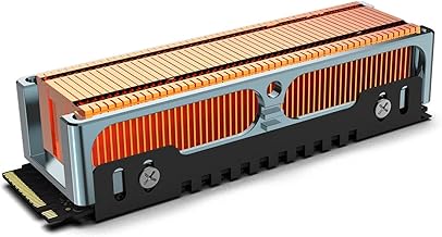 JEYI Q150 M.2 HeatSink, Cooper Fins with Aluminum Frame Passive Heat Sinks - Finscold Q150-1.7mm / 0.68" - Image 1