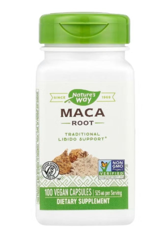 Maca Root 525 mg 100 Vegan Capsules