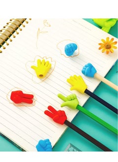 GMORO 30PCS Pencil Erasers, Rubber Pencil Top Erasers Funny Pencil Eraser Toppers Rock Paper Scissors Erasers Pencil Top Erasers Cap Studying Supplies for Kids Students Teachers  - Image 4