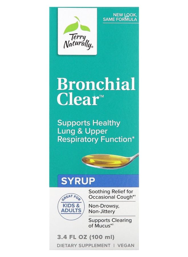 Terry Naturally Bronchial Clear Syrup 3.4 fl oz (100 ml)