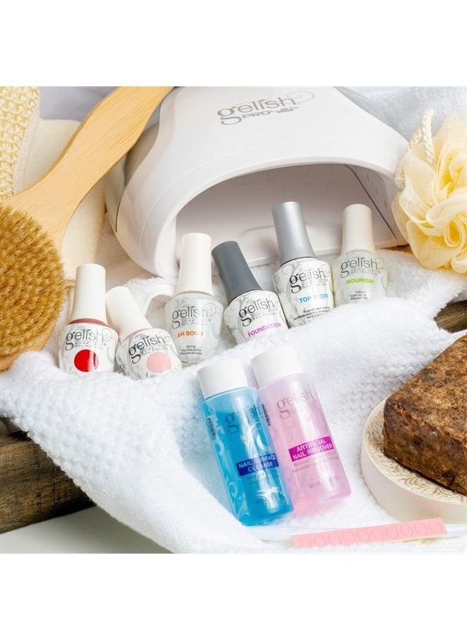 Gelish - Pro Kit with Pro LED Light, Nail Lamp, UV Lamp, Gel Nail Light, Gel Nail Polish Kit, Manicure Kit for Gel Nails, Gel Lamp - Image 1