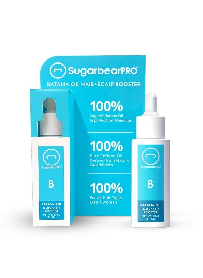 SugarbearPRO - Sugarbear Hair Vitamin Gummy 2 Month Supply & 1 Pure Batana Natural Hair Growth Oil-Extra Strength Biotin 6000mcg, Women, Men, Vegan Vitamin B12, MSM, Inositol, Elderberry, Kosher, Halal, Cruelty-Free - Image 1