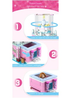 Y&D Small Particle Assembled Building Blocks Children's Educational Toys-Castle  - Image 3