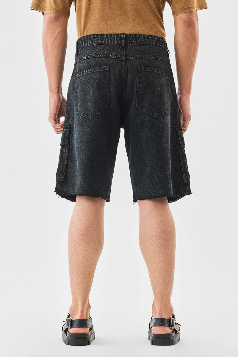 Snitch  6 Pocket Denim Cargo Shorts for Men | Best Price UAE