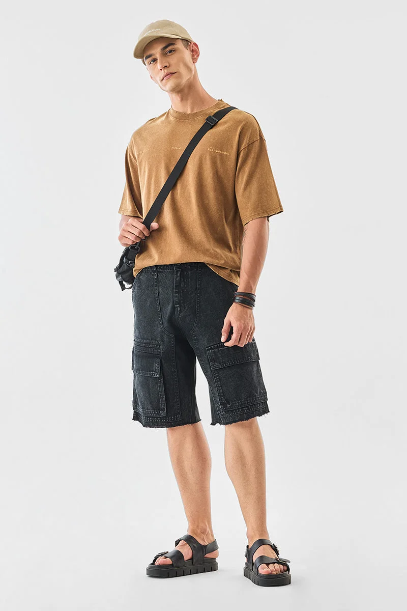 Snitch  6 Pocket Denim Cargo Shorts for Men | Best Price UAE