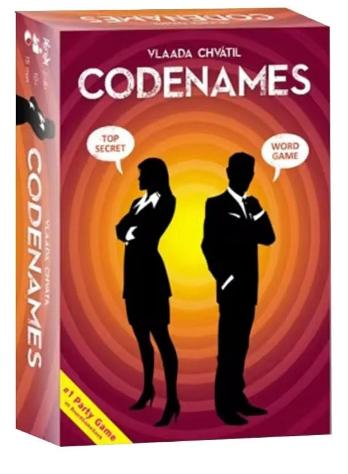 Codenames Board Game Family Word Game for Kids Ages 3+, Teens & Adults, Educational Team Strategy Game for 2–8+ Players, English Edition