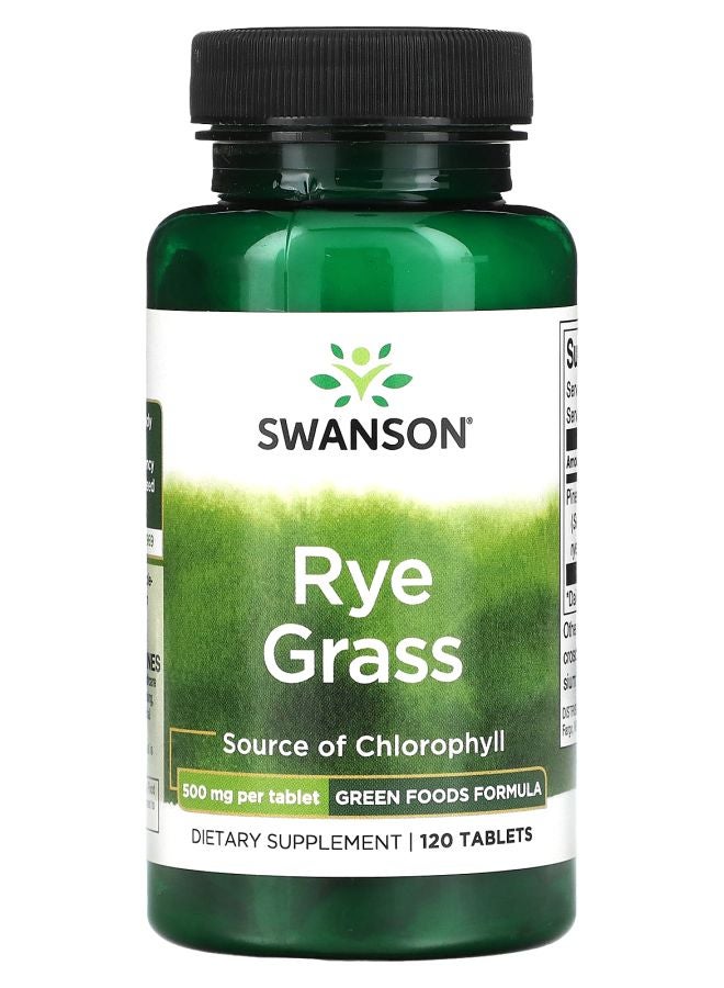 SWANSON Rye Grass 500 mg  120 Tablets