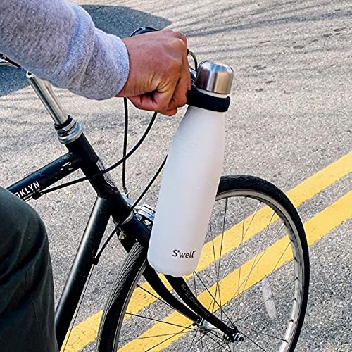 S'well S'well Bottle Handle  Fits 9oz  17oz  and 25oz Original Bottles  Onyx  Comfortable Carrying On The Go  Flexible Silicone Grip  BPA Free - Image 5