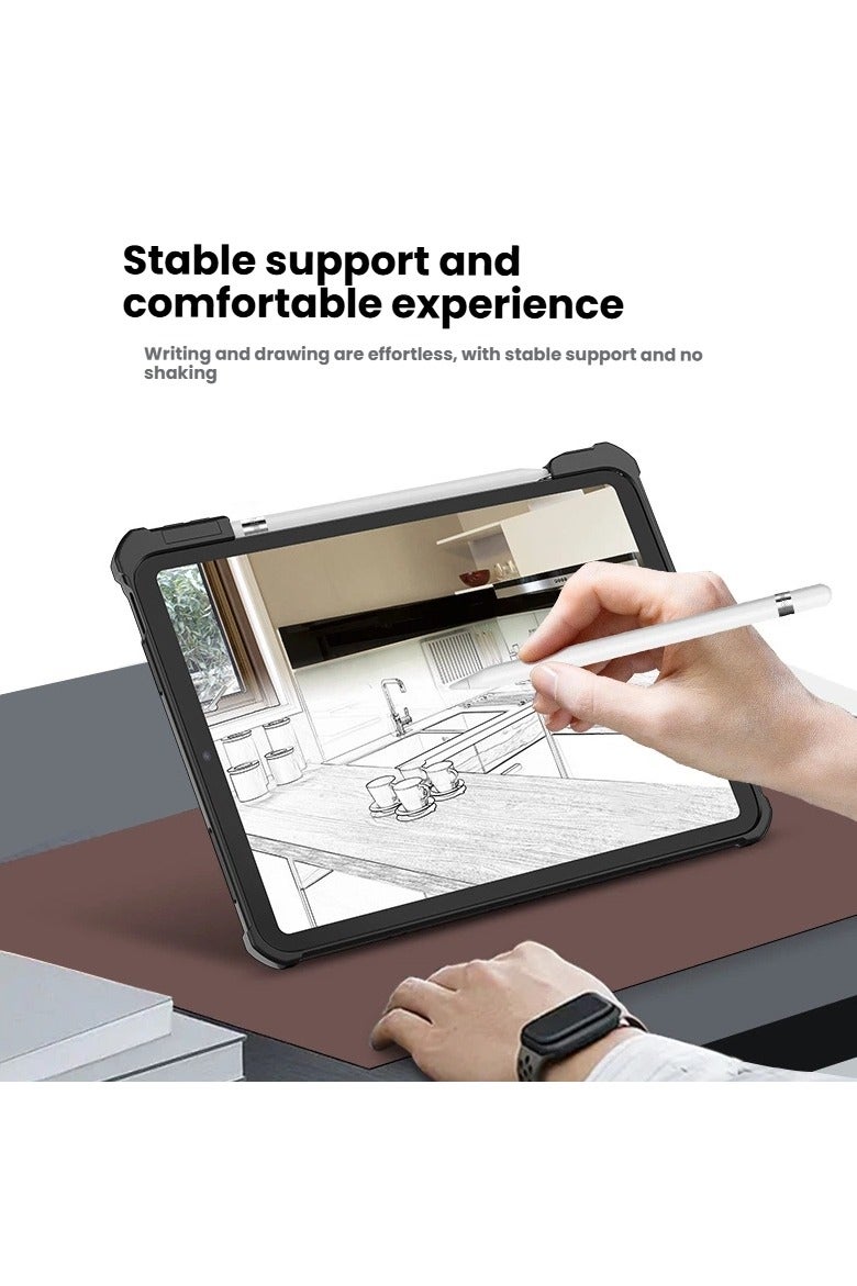 general Suitable for iPad Air 11 2024 protective case, full coverage anti-bending stand function, shockproof bottom shell - Image 3