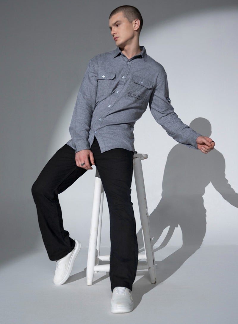 Hubberholme Black Bootcut Mid-Rise Stretchable Jeans for Men  - Image 5