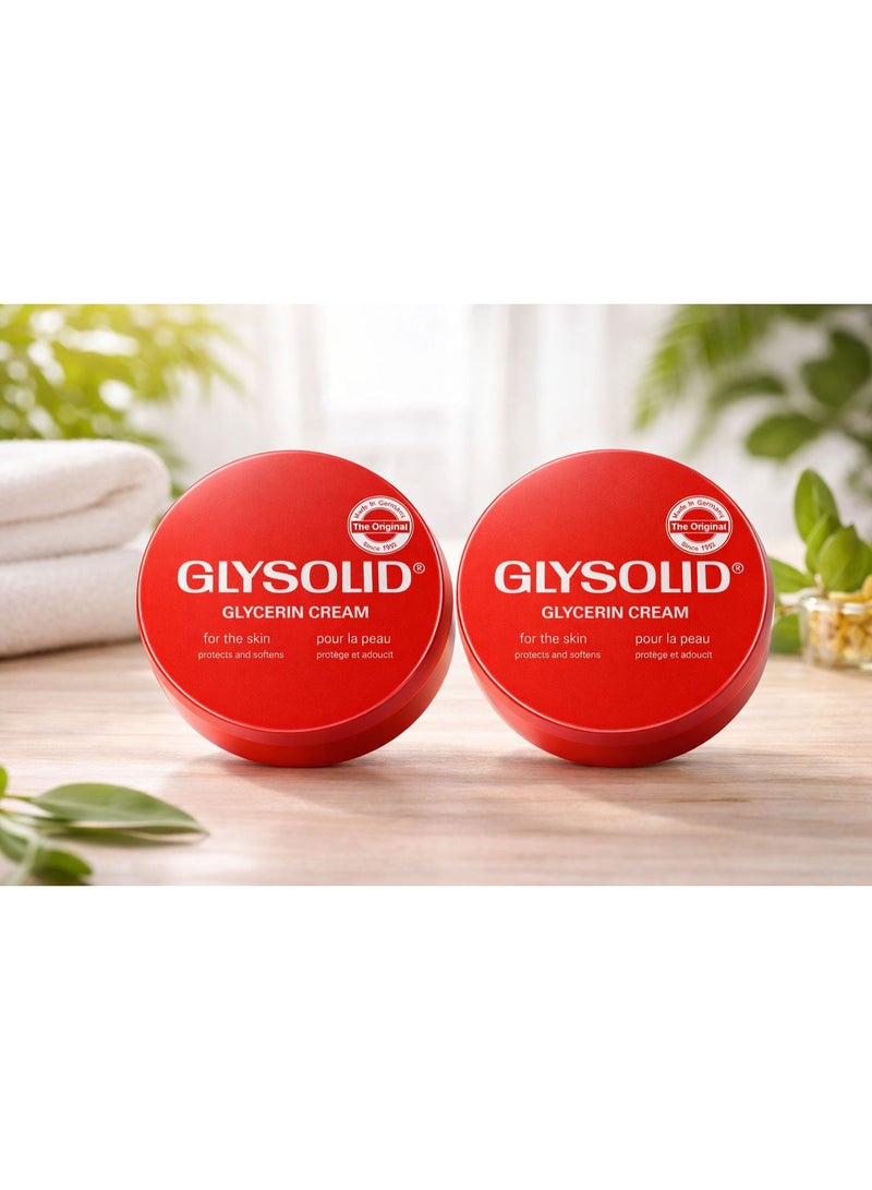 Glysolid Glycerin Cream - 250 ml 2PC - Image 1