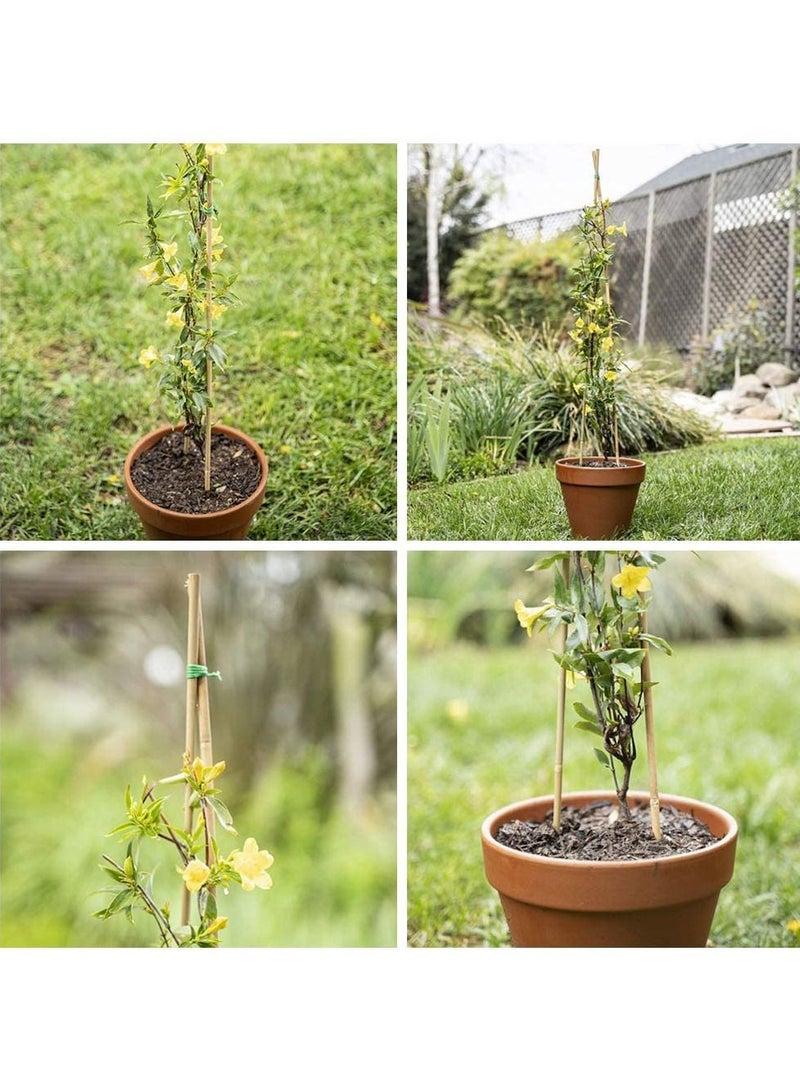 Generic FFD Bamboo Poles Natural Thick Bamboo Sticks For Garden Flower Vine Plant Support(119cm)(6pcs)  - Image 3