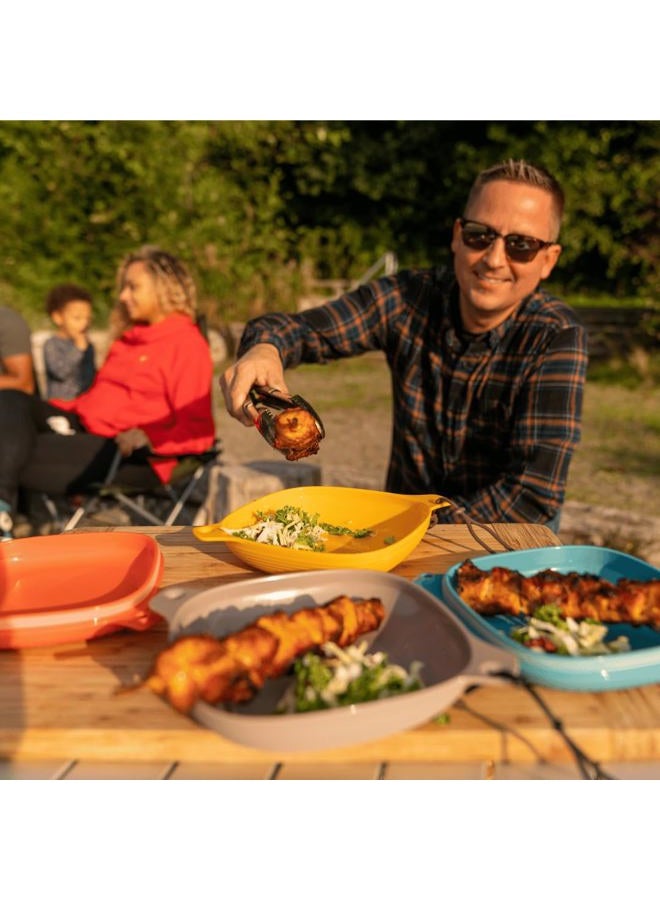 UCO 6-Piece Camping Mess Kit with Bowl, Plate, Collapsible Cup, and Switch Camping Spork - Image 5