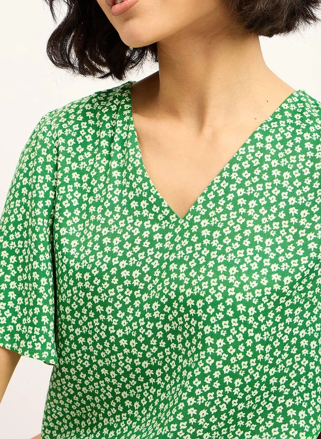 Salt Attire SALT ATTIRE Women Polka Dot Printed Crepe Top