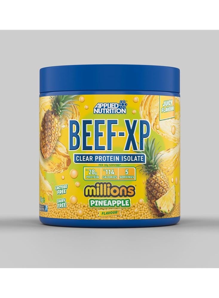 Applied Nutrition Applied Nutrition Beef-XP Clear Protein Isolate Millions Pineapple Flavor 150 g 5 Servings  - Image 1
