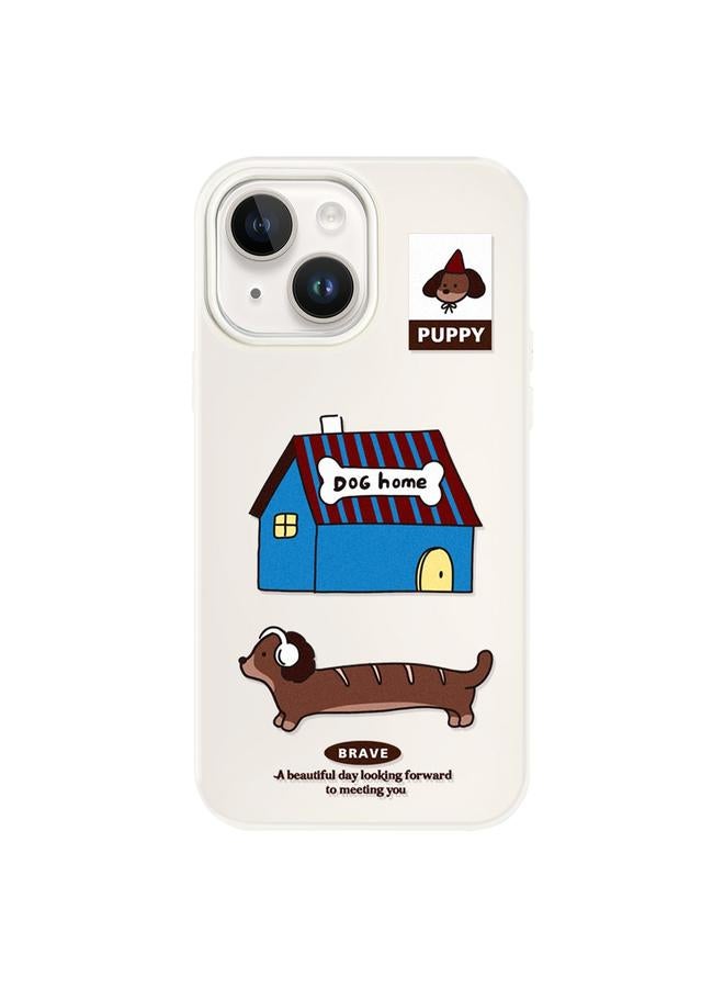 S-TOP Case For iPhone 14 Skin Feeling Jelly TPU Hybrid PC Phone Case - Image 1