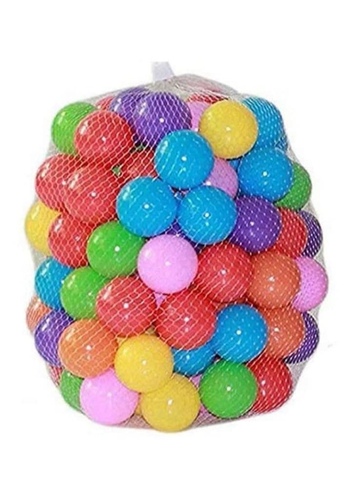 50-Piece Soft Ocean Pit Toy Balls Play Set Multicolored For Age Group 1+ Years 31.4x29x18cm  - Image 1