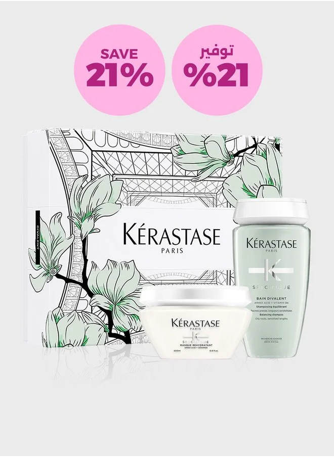 KERASTASE Divalent Gift Set for Sensitive and Oily Hair & Scalp
