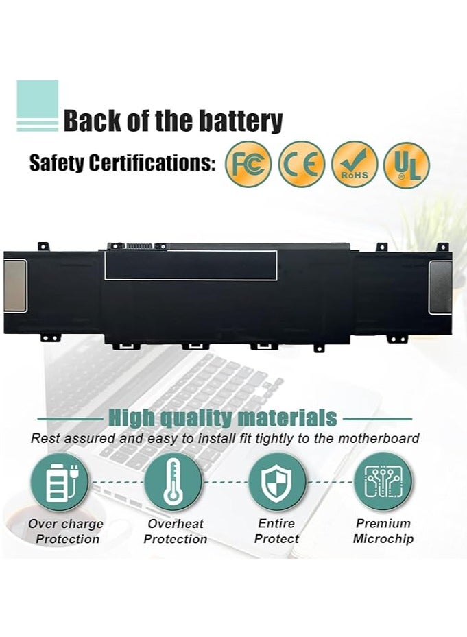 Terabyte Replacement TI04XL Laptop Battery for HP Envy 17-ch 17m-ch 17-cr 17-ch0000 17-ch1000 17-cr0000 17-cr1000 17t-ch000 17t-ch100 17t-cr000 17t-cr1000 17-ch0085ng 17-ch1010nl 17-ch1000sl 17-cr0075ng - Image 4