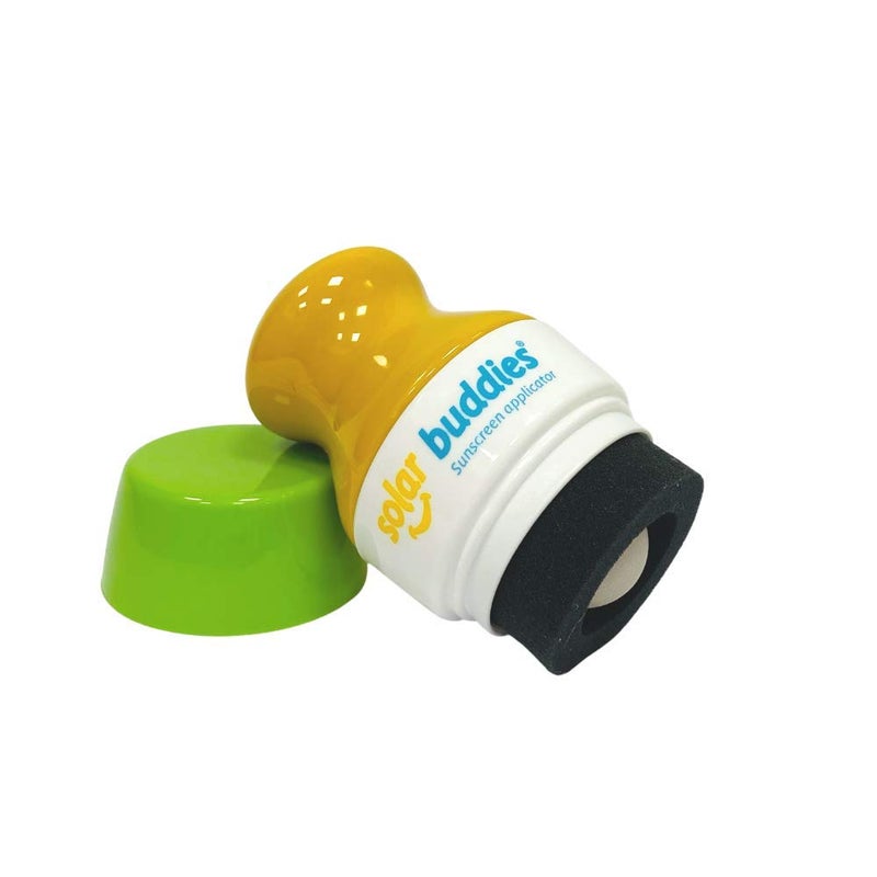 Solar Buddies Sunscreen Applicator - Single Green - Refillable Roll on Sponge Sunscreen, Suncream & Lotion Applicator For Kids, Adults & Families - Holds 3.4fl oz, Perfect Size for Travel - Image 2