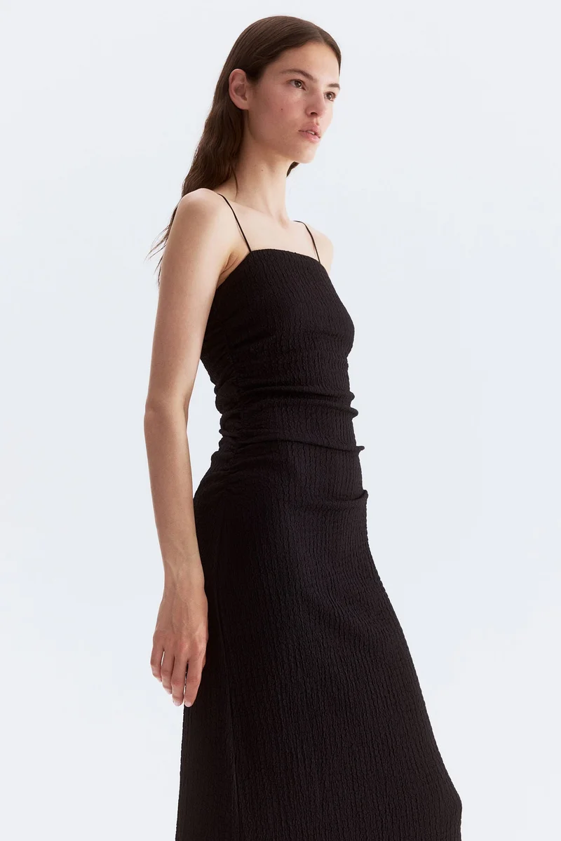 H&M Textured strappy dress