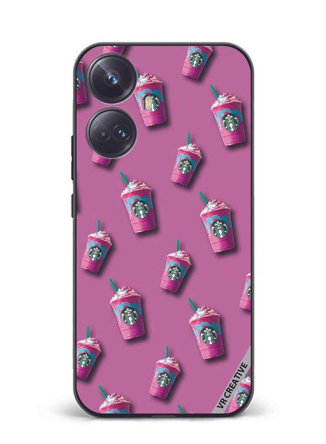 VR CREATIVE Protective Case Cover For Realme 10 Pro Plus Starbucks Design Multicolour - Image 1