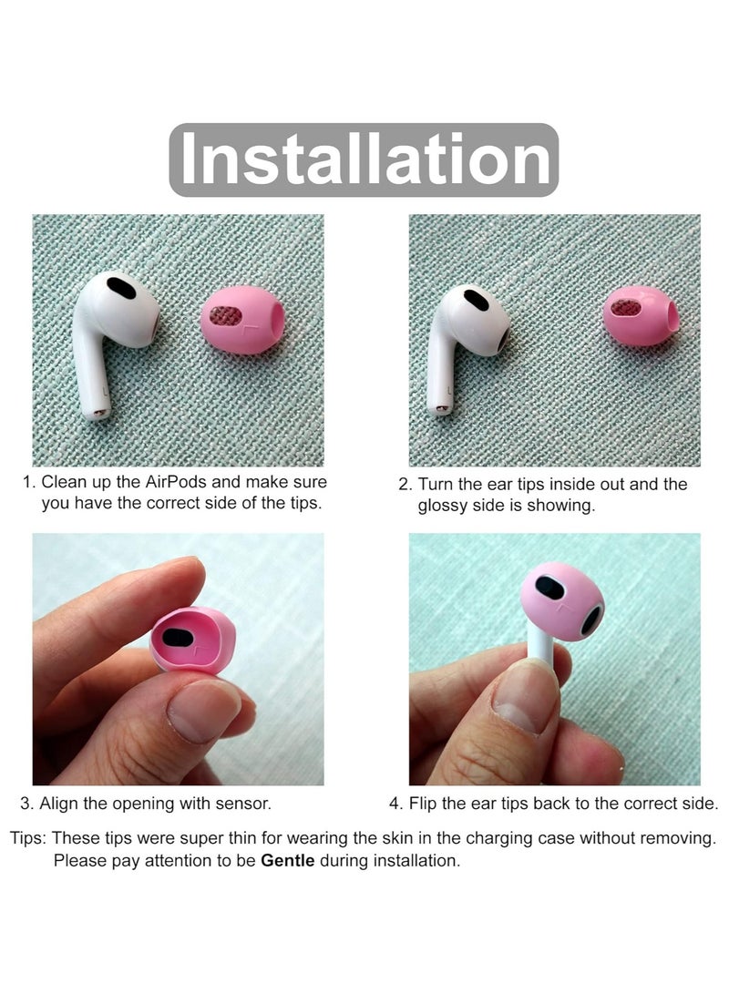 Silicone Case for AirPods 4th Generation Case Cover [Active Noise Cancellation], for AirPods 4 Case Silicone Protective Cover 2024 with Lanyard/Keychain/Cleaner Kit/Ear Tips (Gray, Enhanced)  - Image 5
