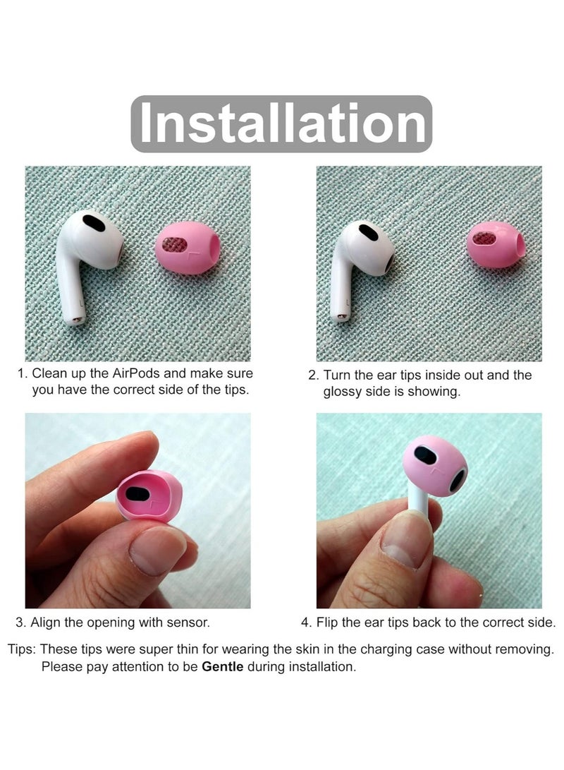 QIRG Silicone Case Set for AirPods 5/AirPods 4 Protective Cover with Lanyard/Keychain/Cleaner Kit/Ear Tips (Gray, Enhanced) - Image 4