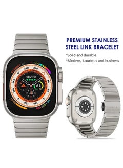 Titanium Metal Watch Band For Apple Watch Series 10 | Ultra 2 | 8 Ultra | 9 | 8 | 7 | 6 , 49/46/45/44/42mm Staniless Metal Wristband Strap- Titanium - pzsku/ZDD1020DB1ECC72D5806AZ/45/_/1728567640/7a79994b-4dc5-41c0-98ca-71bce5ca0bee