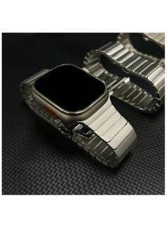 Titanium Metal Watch Band For Apple Watch Series 10 | Ultra 2 | 8 Ultra | 9 | 8 | 7 | 6 , 49/46/45/44/42mm Staniless Metal Wristband Strap- Titanium - pzsku/ZDD1020DB1ECC72D5806AZ/45/_/1728568811/eaebd313-603d-4e6c-8c7b-38642df3c662